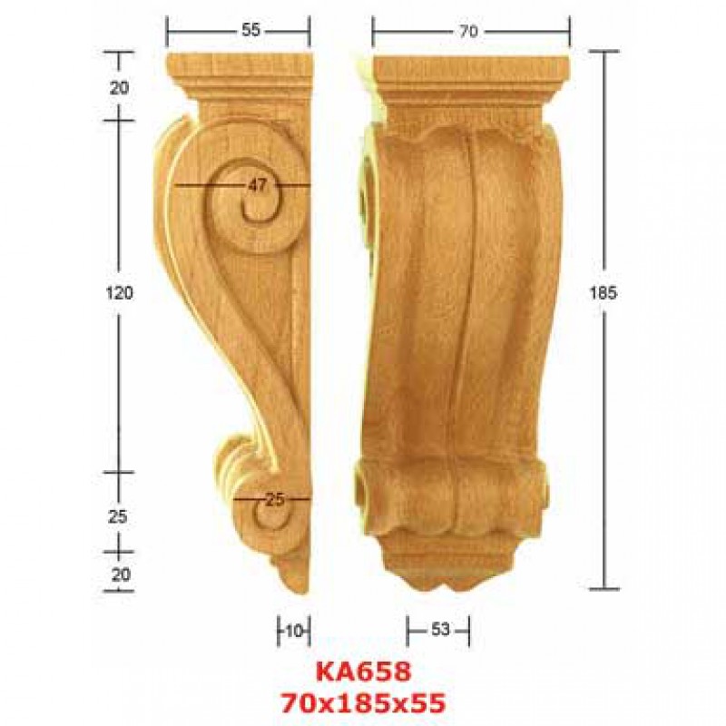 Konsoler & Kapitäler - stora KA658 - 2