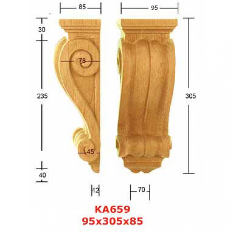 Puuornamentti - KA659 - 2
