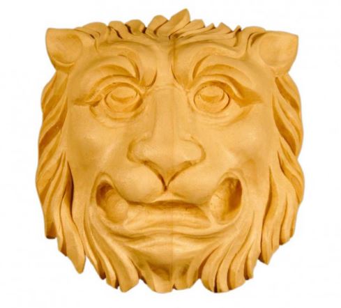 Träornament - Lejon Mitt SMT523