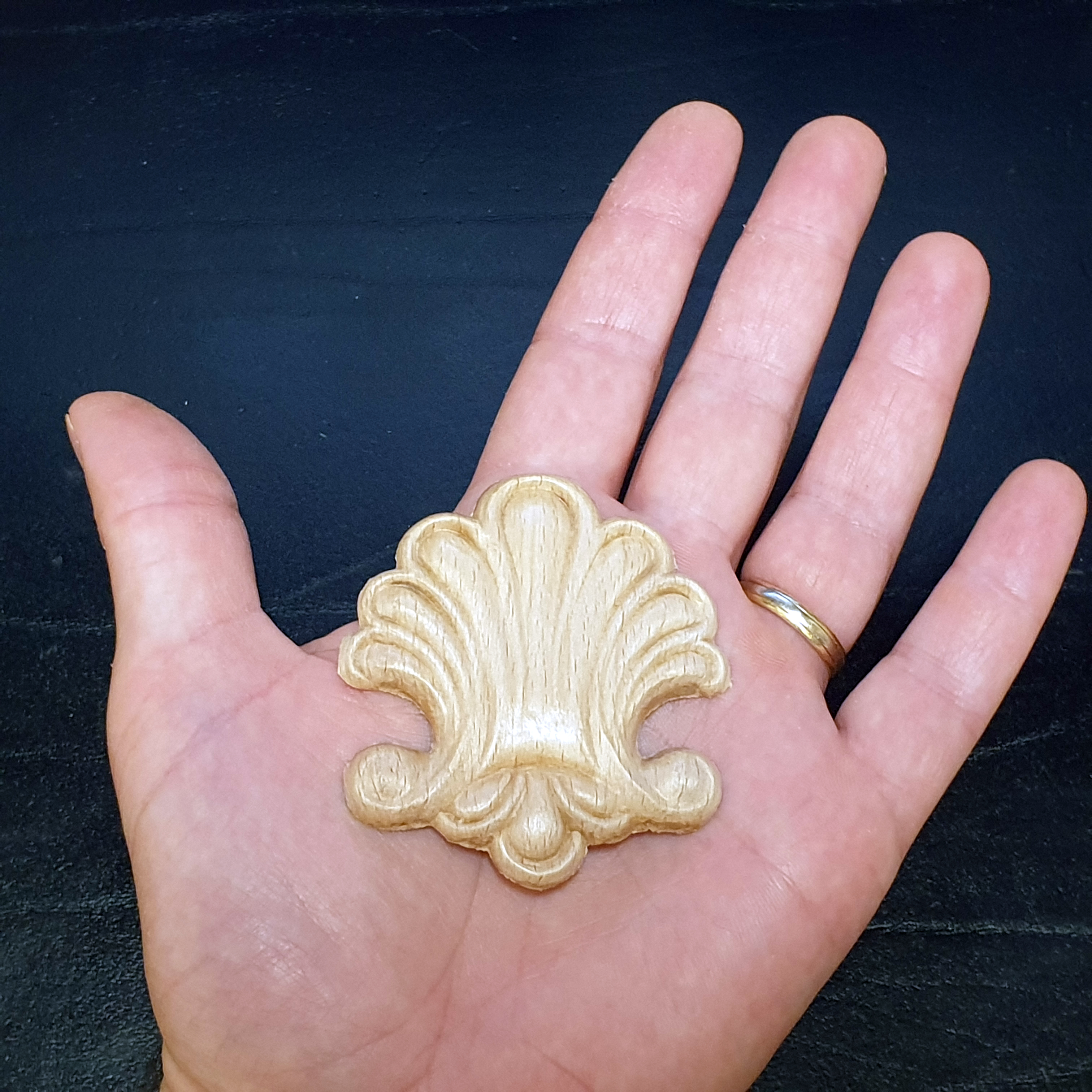 Träornament - Snäcka SMU111 - 3