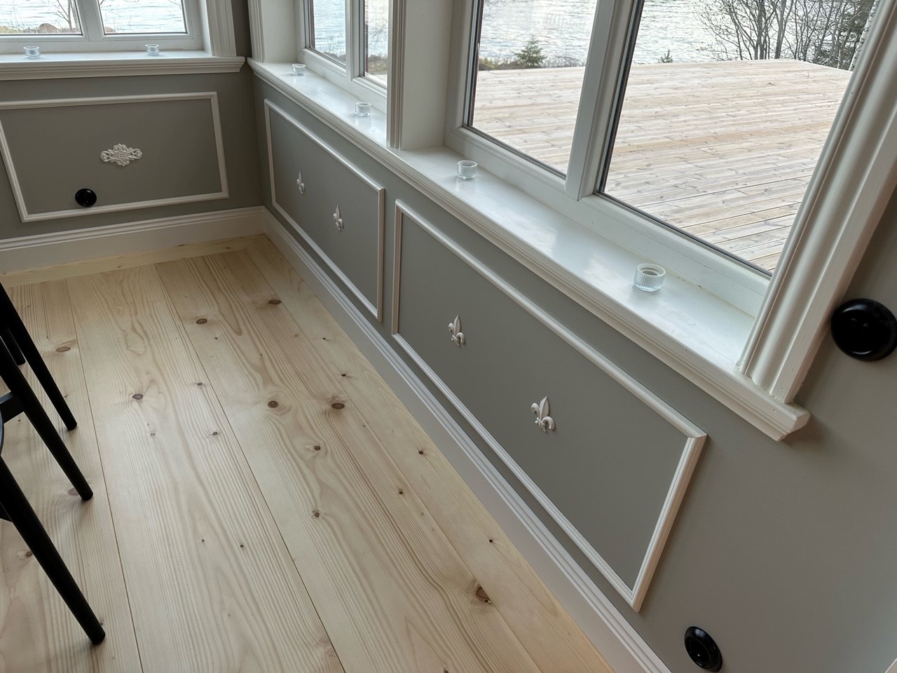 Träornament - Fransk lilja SOM28/B - 7