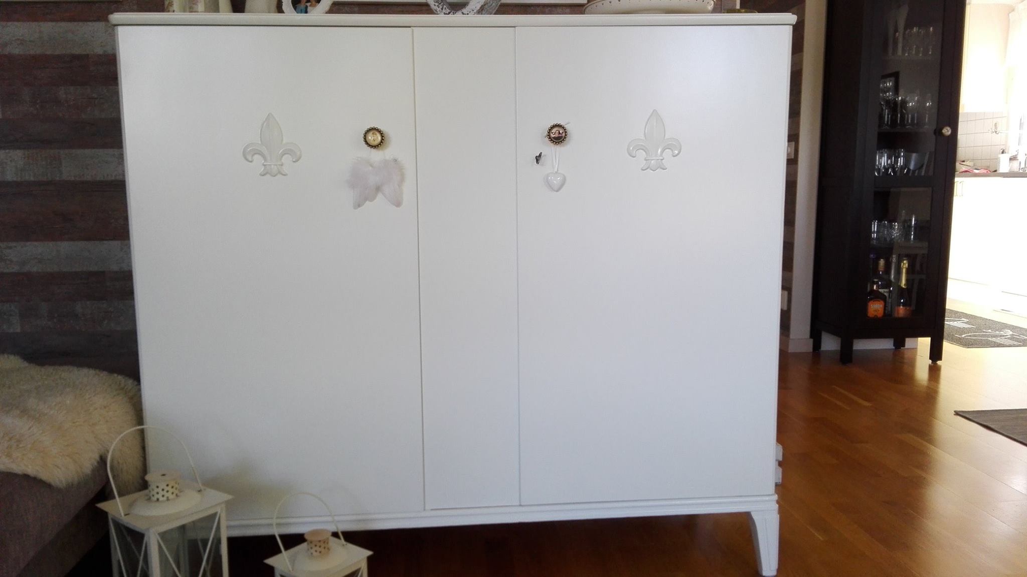 Träornament - Fransk lilja SOM28/B - 6