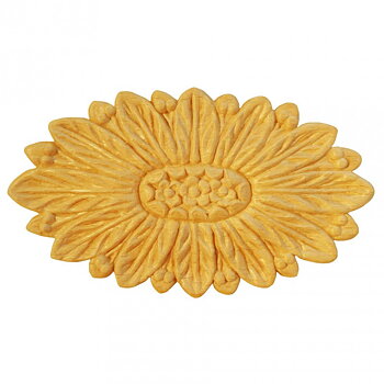 Träornament - Oval Rosett SRO67