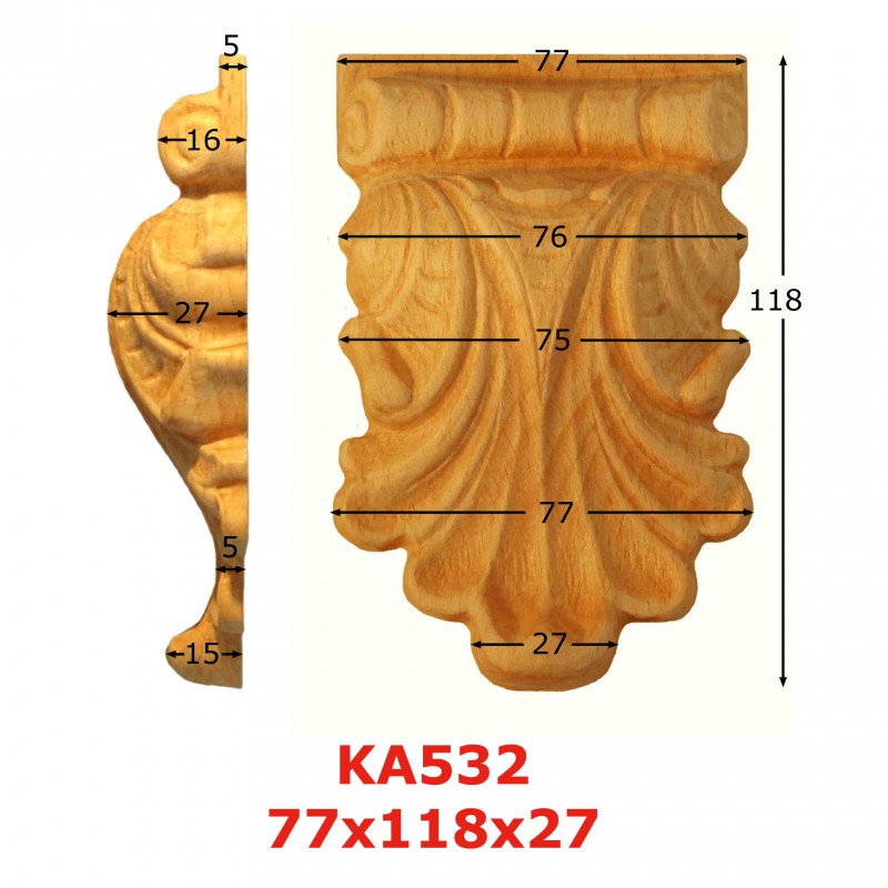 Puuornamentti - KA532 - 2