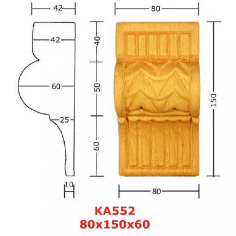 Puuornamentti - KA552 - 2