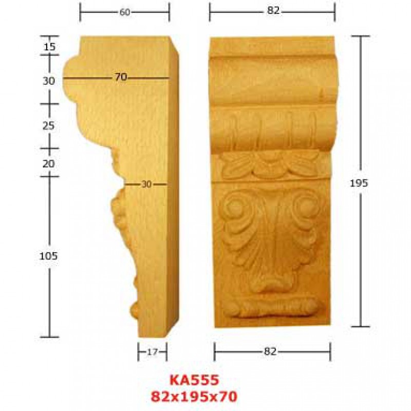 Puuornamentti - KA555 - 2