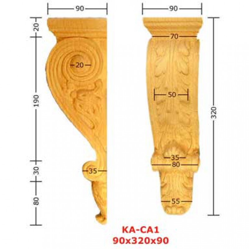 Konsoler & Kapitäler - stora KA-CA1 - 2