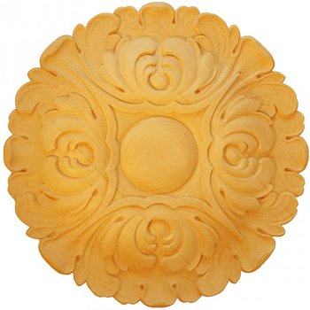 Träornament - Rund Rosett - RR56