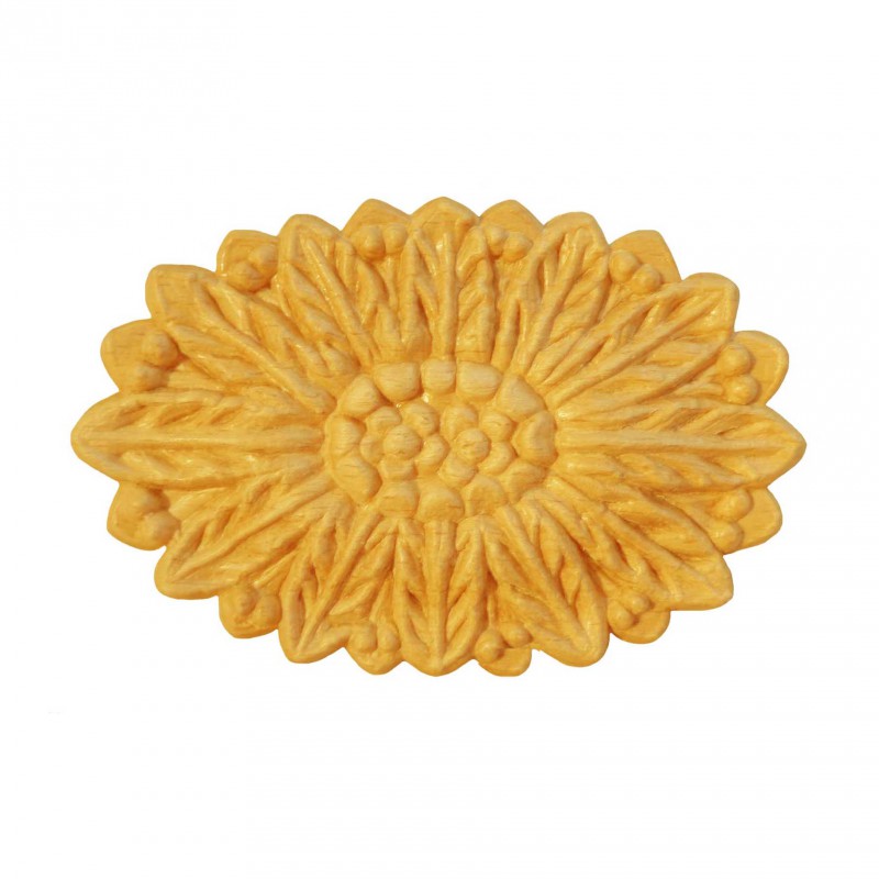 Träornament - Oval Rosett - SRO67/B