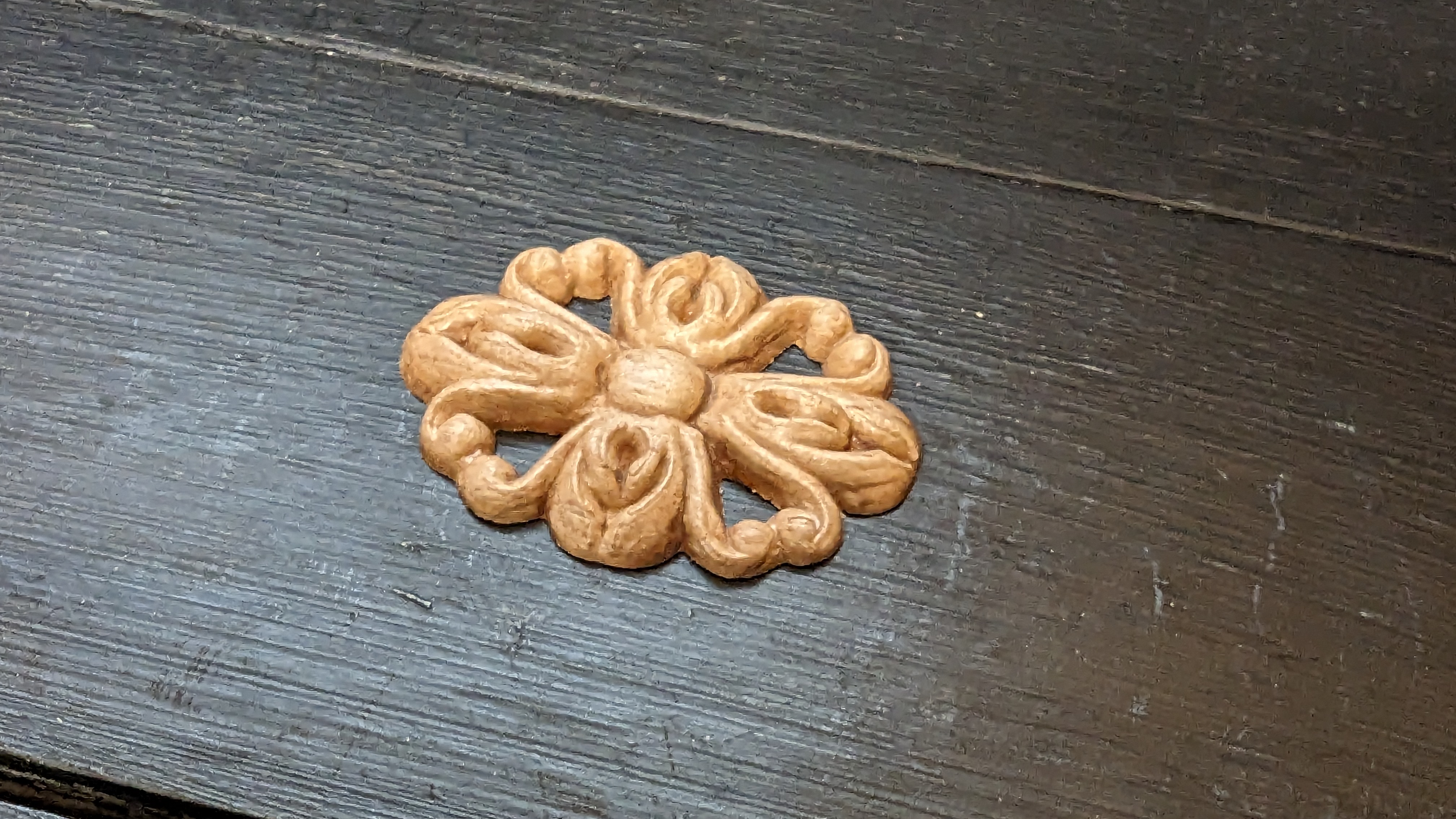 Träornament - Oval Rosett - SRO68/E - 3