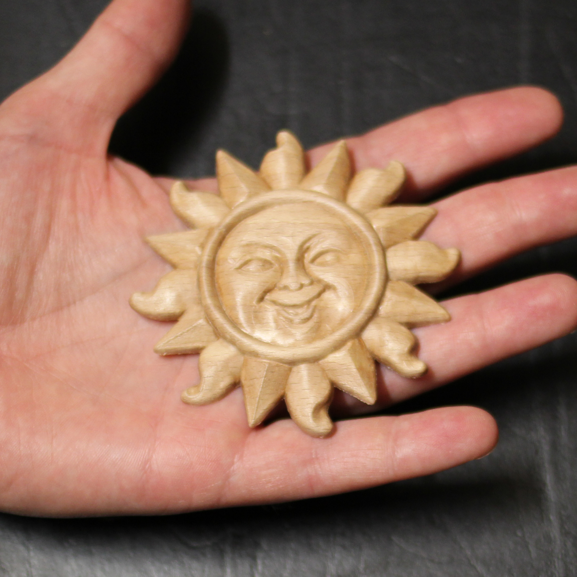 Träornament - Sol SRR79 - 3