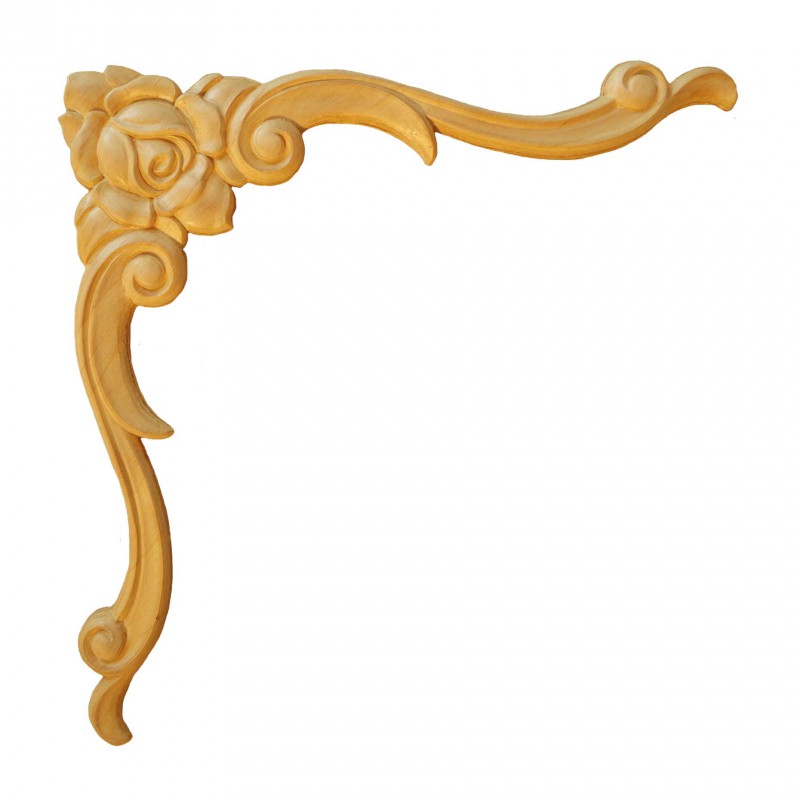 Träornament - Hörn SES157