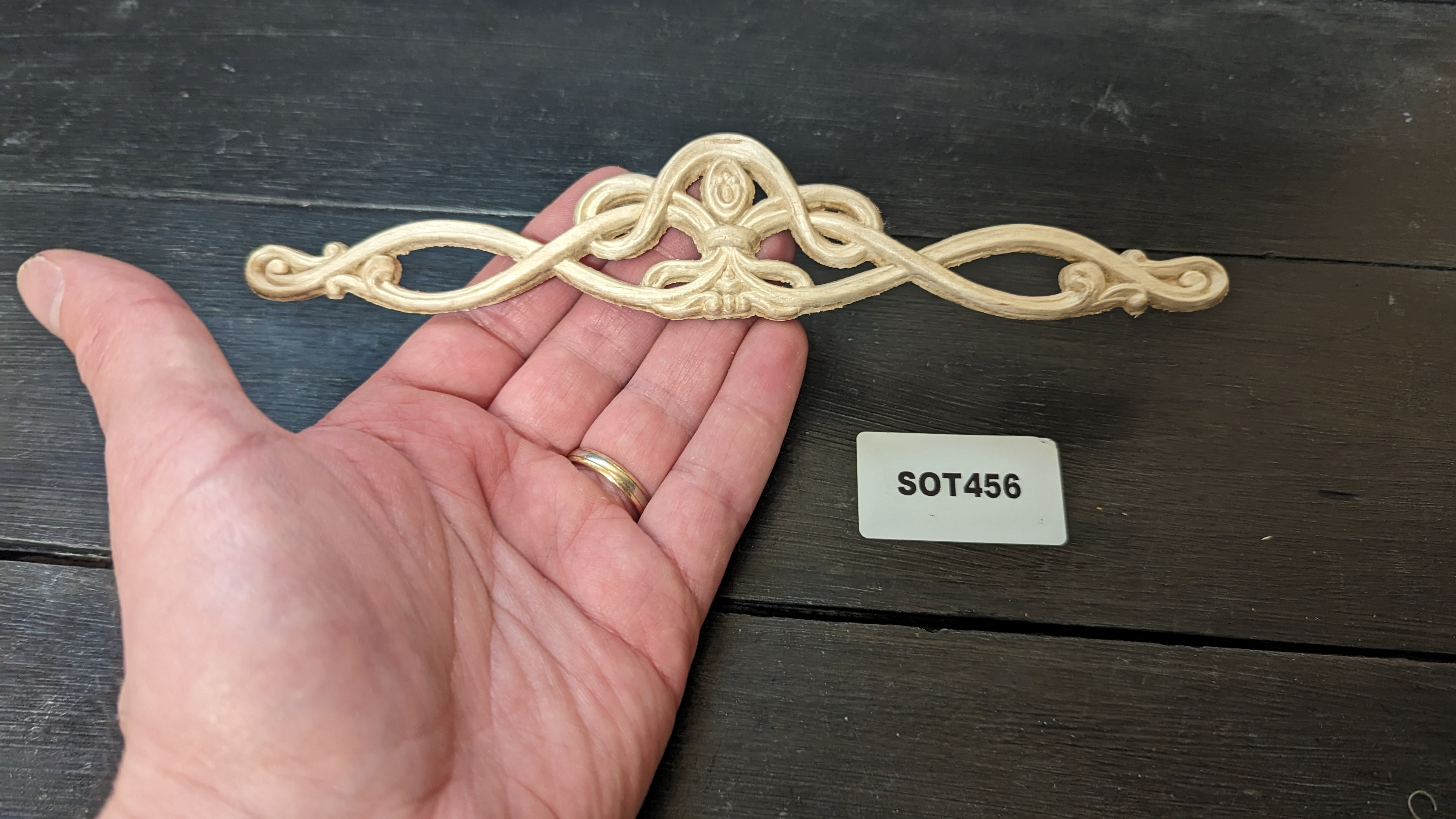 Träornament - Krön SOT456 - 4