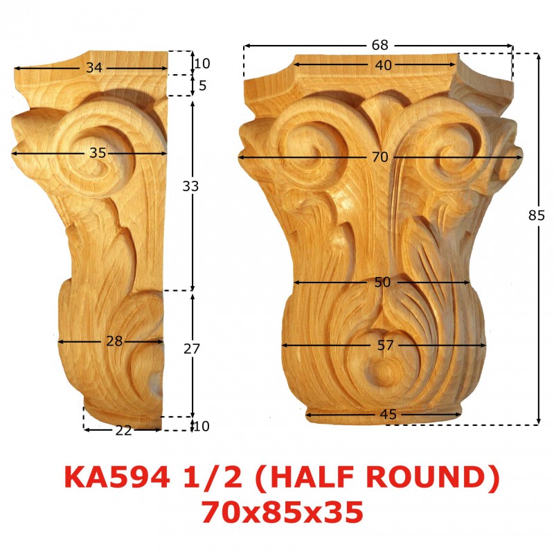 Puuornamentti - KA594 1/2 - 2