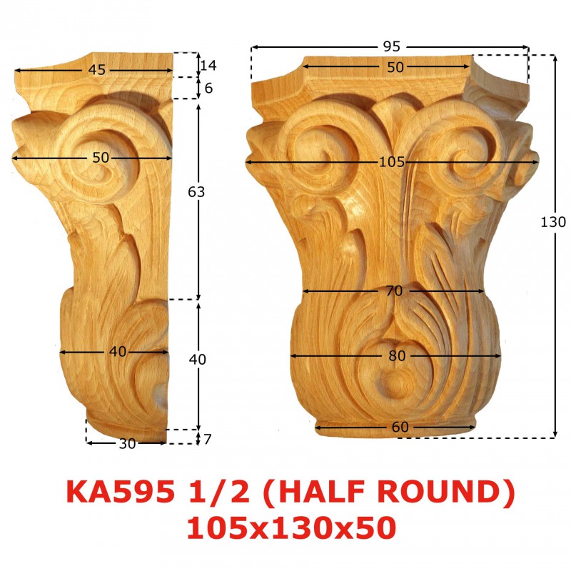 Puuornamentti - KA595 1/2 - 2