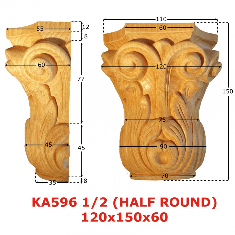 Puuornamentti - KA596 1/2 - 2