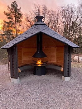 Gapahuk 12m² i lager