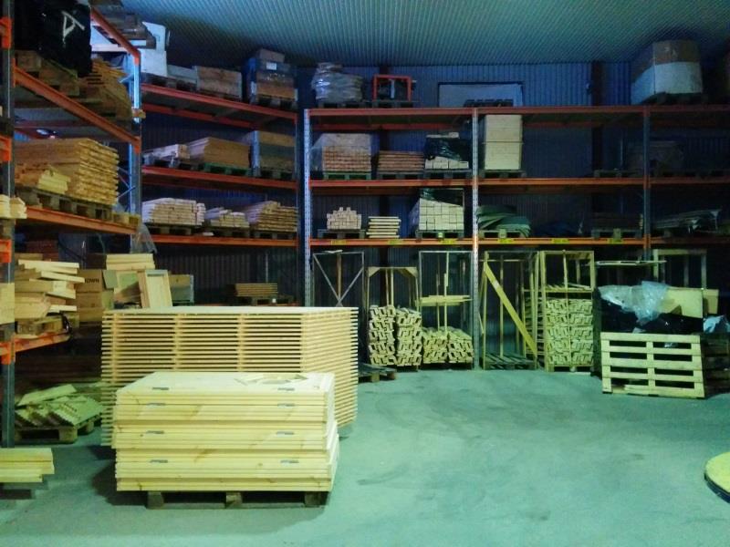 Packing of grillcabins