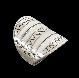Vikingatida silverring.