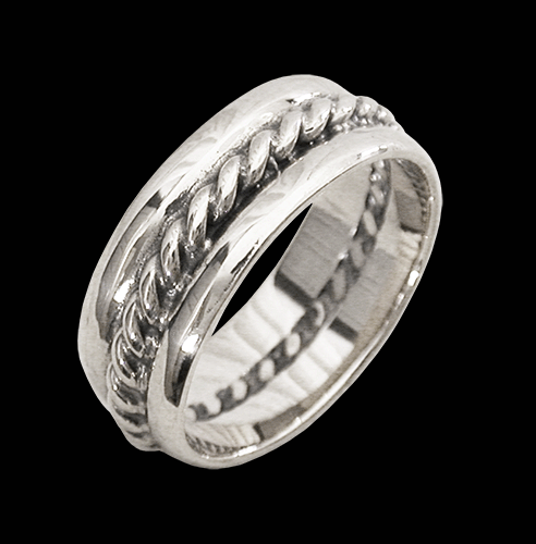 Liten Hövding ring i Äkta silver.