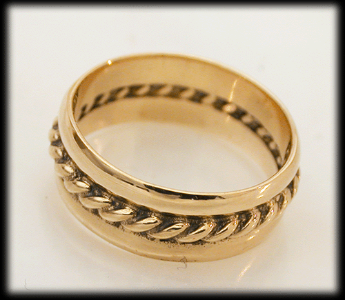 Liten Hövding ring i brons. - 3