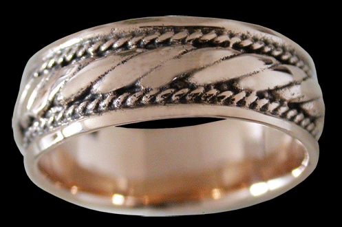 Viking inspirerad ring i brons - 2