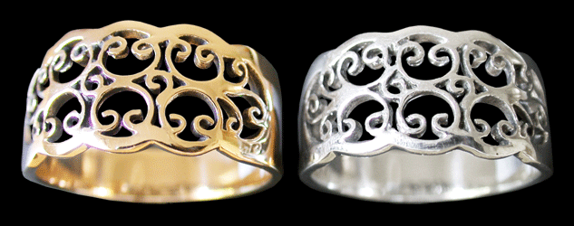 Ny filigran ring - 2
