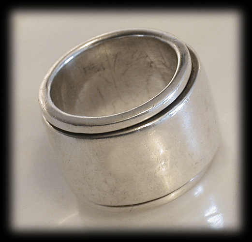 Slät spinner ring " one of a kind". - 3