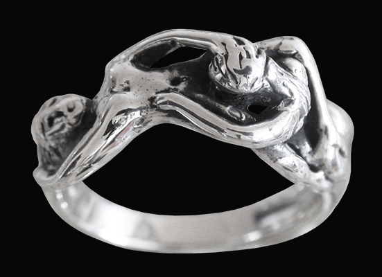 Eat me - en erotisk silverring. - 2