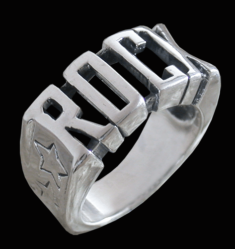 I wanna rock - En väldigt rockig ring i Äkta silver!