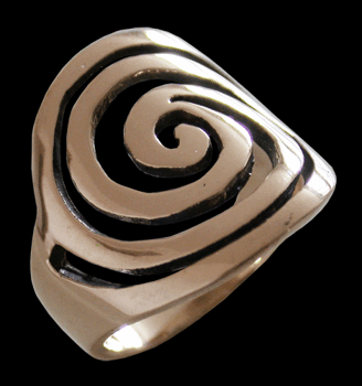 Spiralring i Brons.