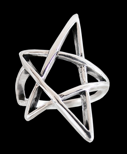 Pentagram ring. - 2