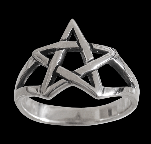Litet Pentagram i Silver. - 2