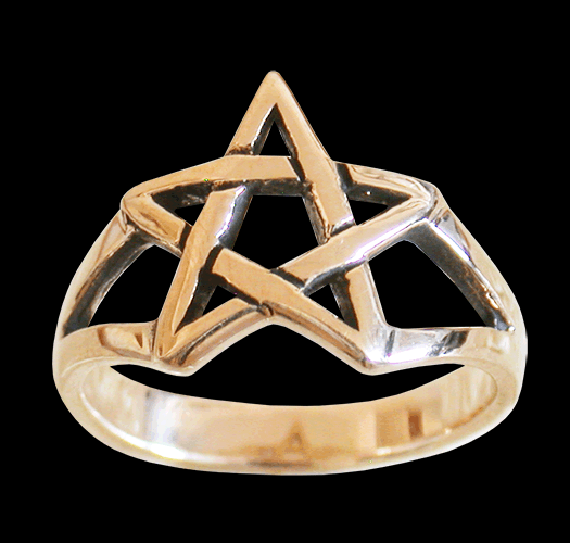 Litet Pentagram i brons. - 3