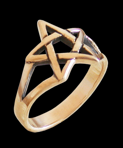Litet Pentagram i brons. - 2