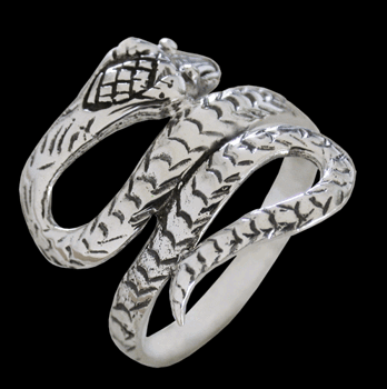 Vacker orm-ring.