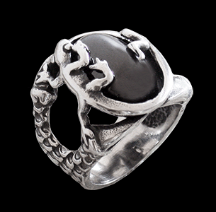 Gym ödle ring i Äkta silver.