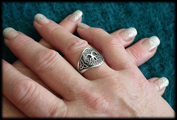 Livets träd i ring - Yggdrasil ring i Äkta silver. - 5