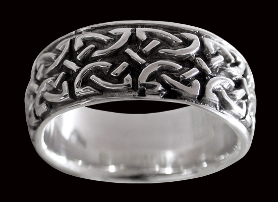 Keltisk ring i Äkta silver. - 3