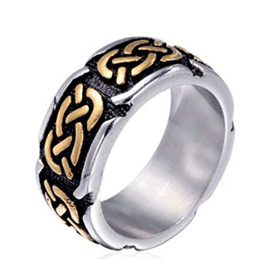 Snygg keltisk ring. - 2