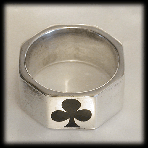 Fet ring med kortlek " one of a kind". - 5