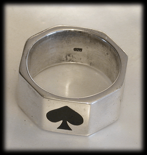 Fet ring med kortlek " one of a kind". - 4