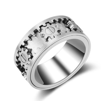 8 mm. Gearring - roterande ring med sex kugghjul. - 2