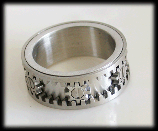 8 mm. Gearring - roterande ring med sex kugghjul. - 3