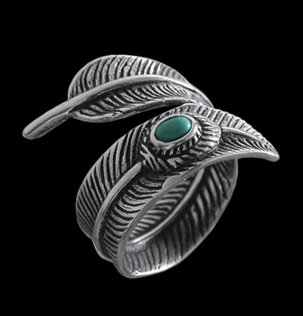 Fjäder ring i rostfritt stål.