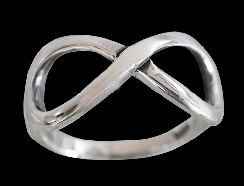 Infinity ring i Äkta silver. - 2