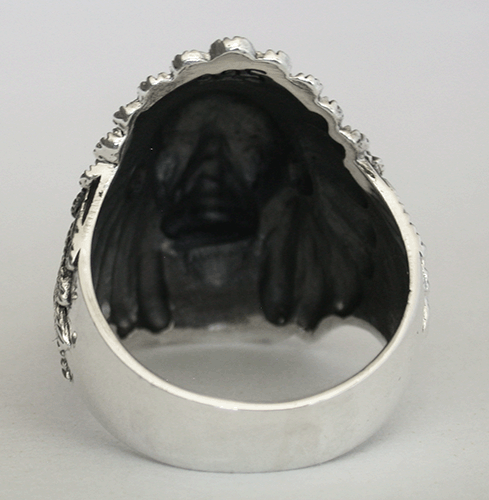 Indianhövding ring. - 3