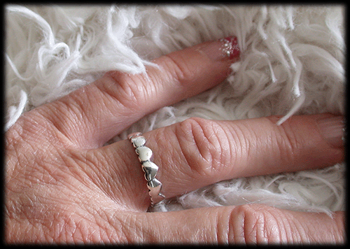 "Lots of hearts" Hjärta ring i Äkta silver. - 5