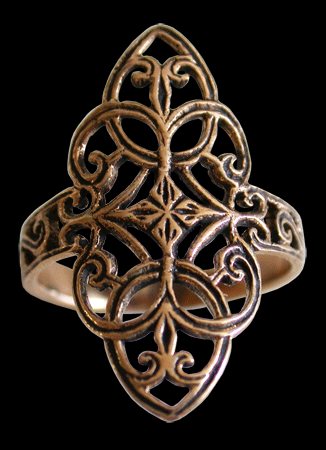 Snygg ny filigran ring - 2