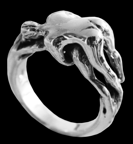 Doggy - en schysst silverring. - 2